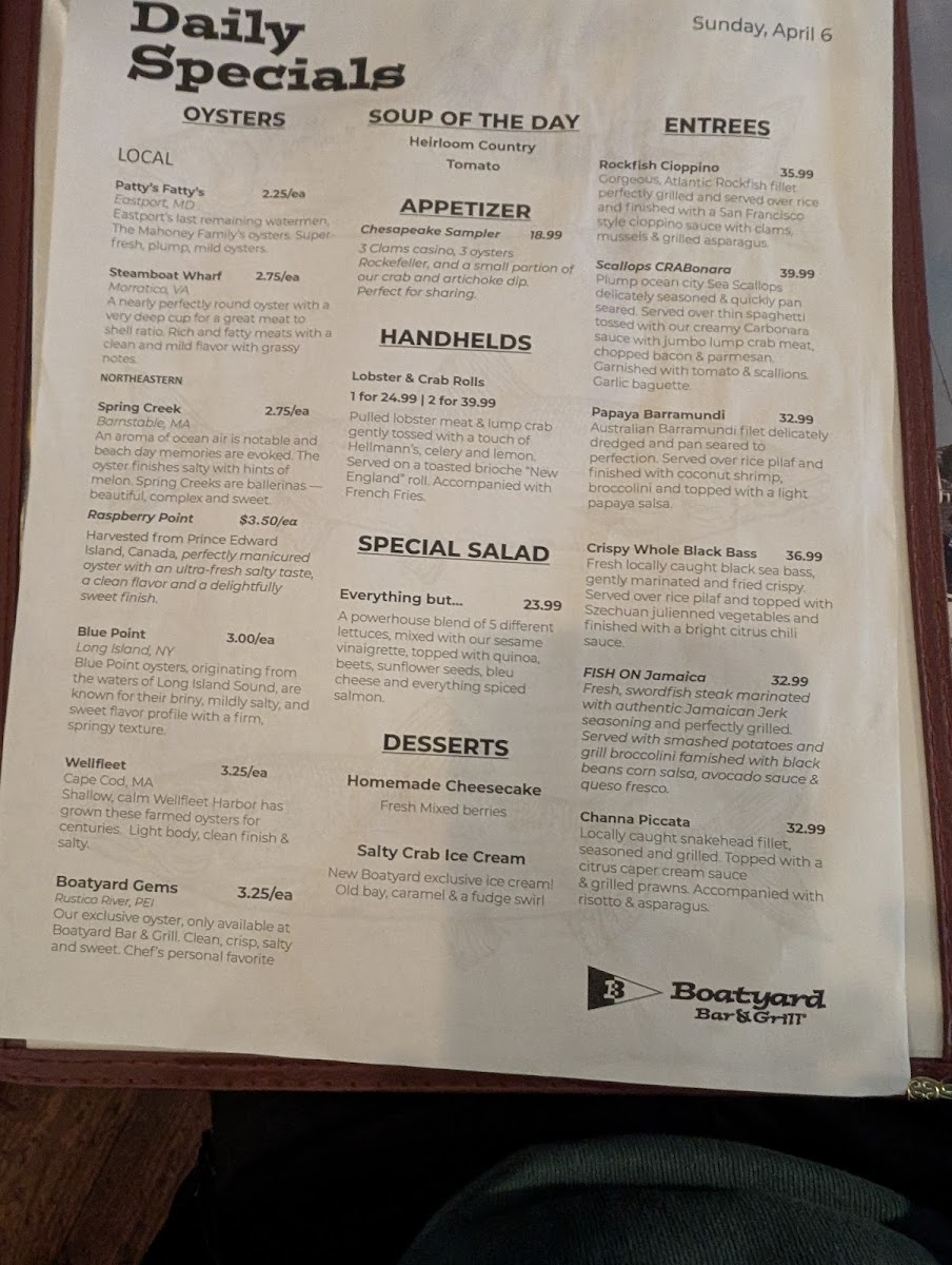 Boatyard Bar & Grill Menu - Image 6